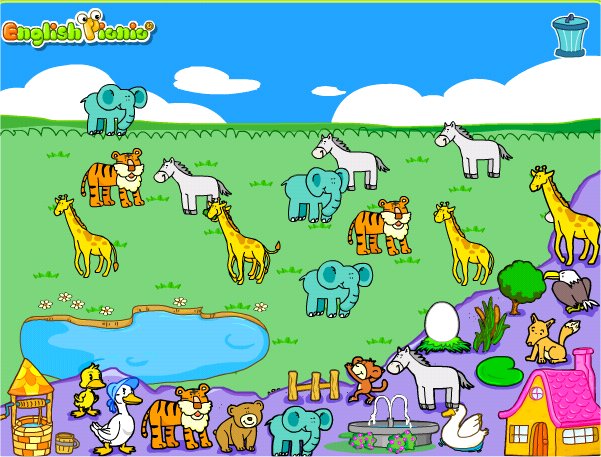 DRAW THE ANIMALS -PRESS HERE TO PLAY-